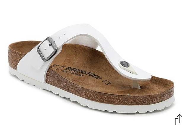 Birkenstock White  Gizeh Sandal