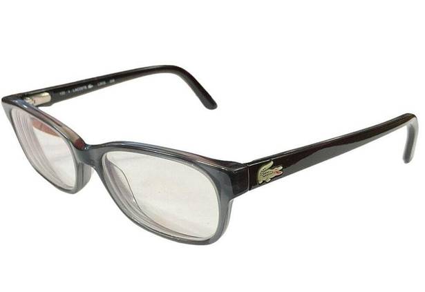 Lacoste  Eyeglass Frame Glasses 130 L3606 035 Gray Alligator Stem Full Rim