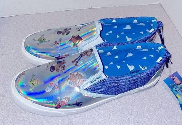 Disney Pixar Slip On Sneakers Size 6 Toy Story Wall-E Up The Incredible shoes