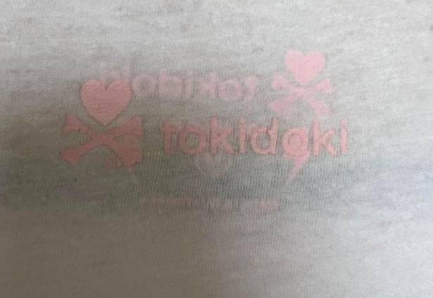 Tokidoki  white and pink unicorn graphic t-shirt