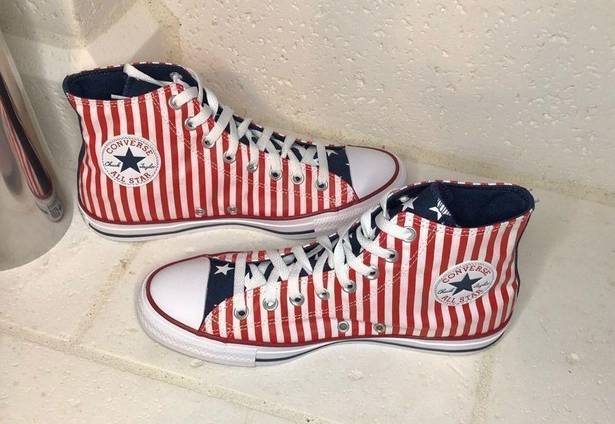 Converse  All Star High Top patriotic Sneaker sz 10.5