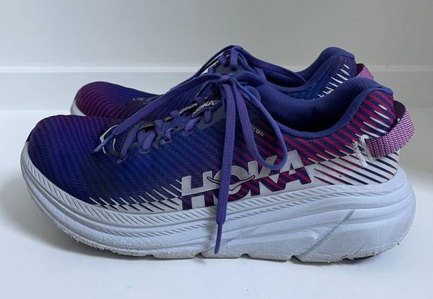 Hoka One One Rincon 2 Women’s Running Shoes Size 8.5 - Clematis Blue/Arctic Ice