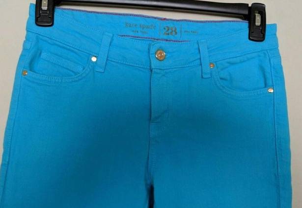 Kate Spade  Perry Street Play Hooky Jeans Blue Classic Pockets Denim 28