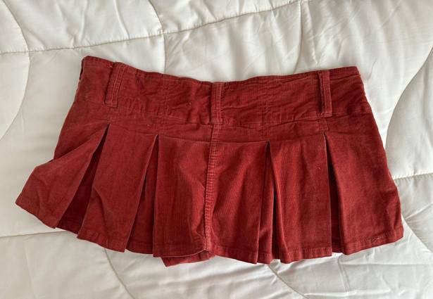 Free People FP Pleated Micro Mini Skort