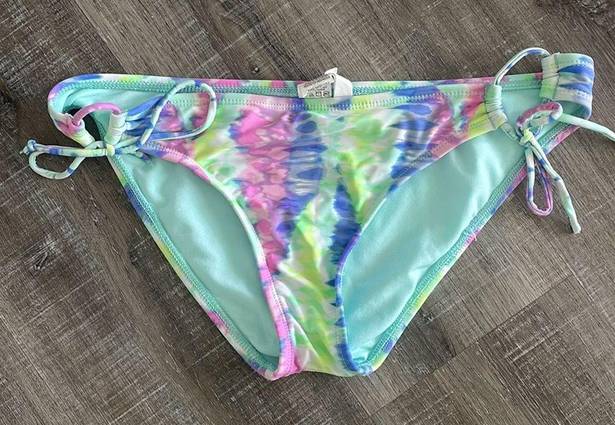 The Bikini Lab Tie Dye Rash-guard & Bikini Bottoms Set