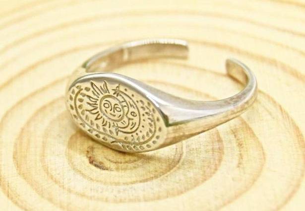 The Moon Silver Sun and Signet Ring