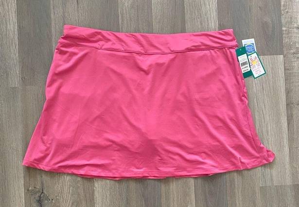 Edge Lillie Green Womens Skort Skirt Size XL Scallop  Sporty Athletic GolfPockets