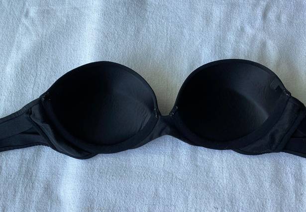 Maidenform Sweet Nothings Black Strapless Push-up Bra - 34B