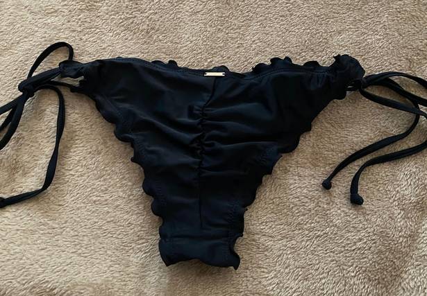 Relleciga Women's Wavy Tie Side Brazilian Bikini Bottom