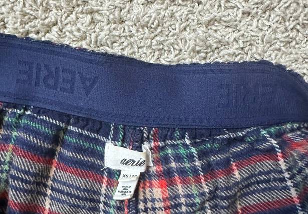 Aerie flannel ruffle boxer