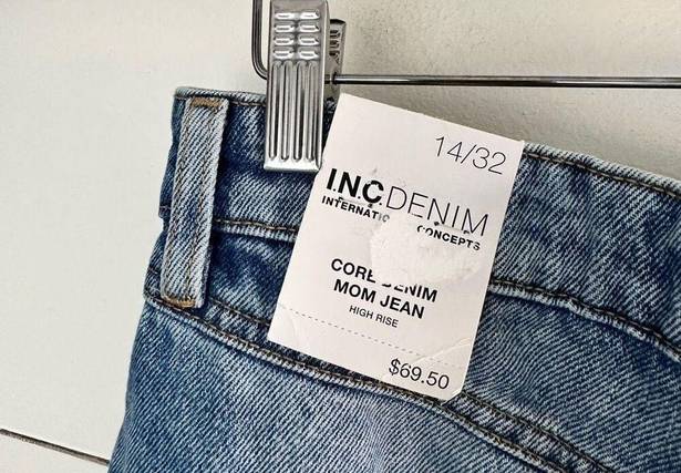 INC  Denim Women’s 14 Core Denim Mom Jeans New NWT