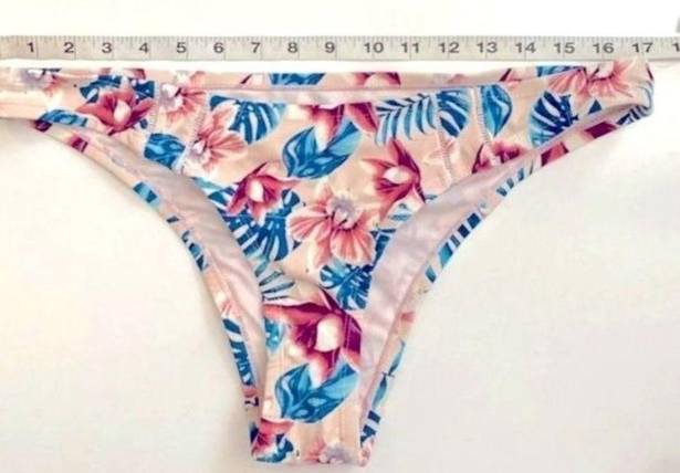 Cabana Del Sol  X Marks the Spot Floral Bikini 2 Piece Set sz XL