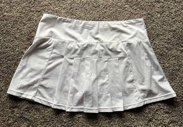 Zyia  Tennis Skirt Athletic White Womens XLARGE