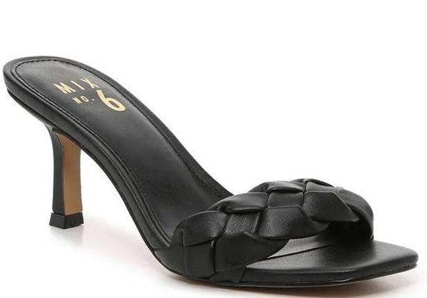 mix no. 6  Elandra Black Sandal Size 9.5 New