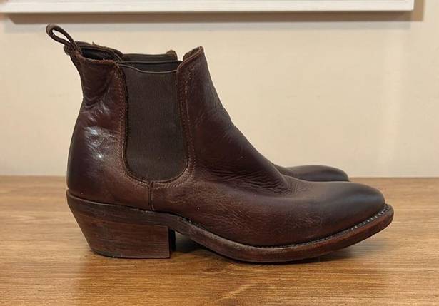 Krass&co Vintage Shoe  Brown Leather Chelsea Boots