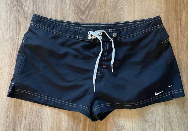 Nike Black Mini Low Waisted Swim Shorts