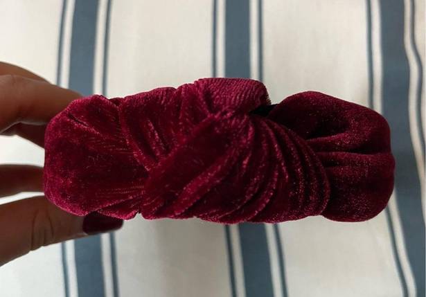 Lele Sadoughi  Knotted Velvet Headband