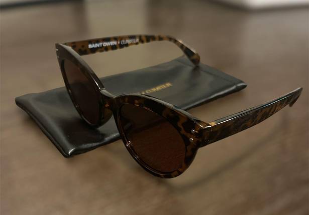 Saint Owen x Curateur Wylde Tortoise Shell Sunglasses Black