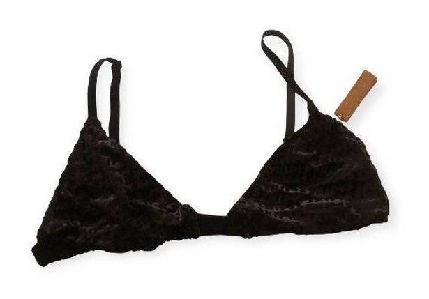 SKIMS Velvet Logo Triangle Bralette