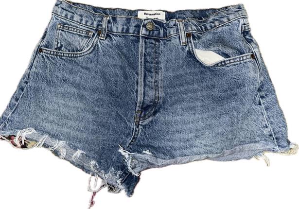 Reformation Jean shorts