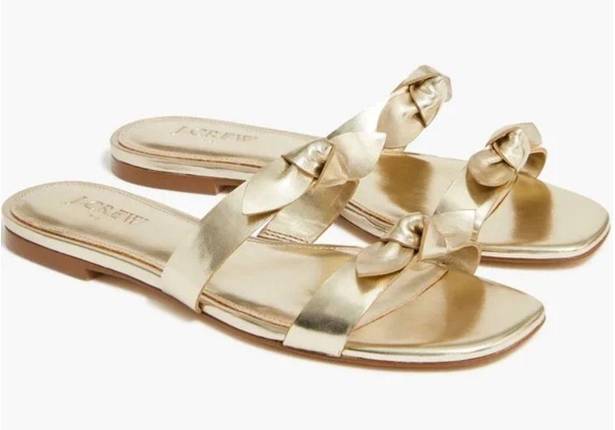 J.Crew Gold  Sandals