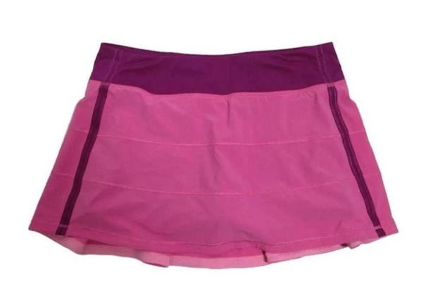 Lululemon  Pace Rival Skirt II (Regular) Pink Paradise / Regal Plum Size 4