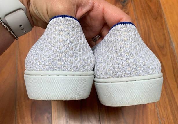 Rothy's  Salt White Honeycomb Knit Sneakers 9.5