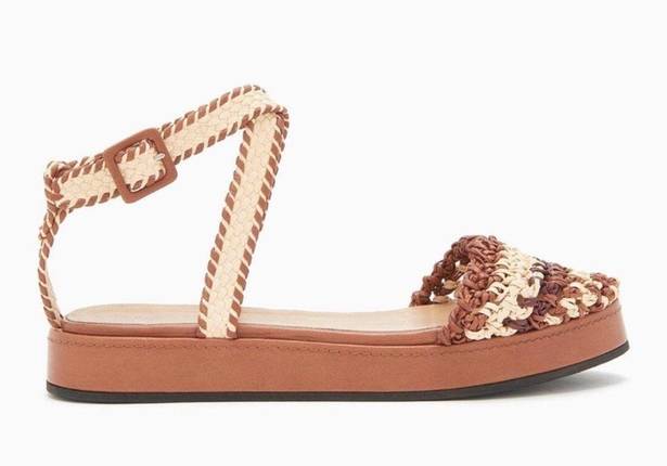 Ulla Johnson NEW NWOB  Polonio Flat Sandal In Fawn