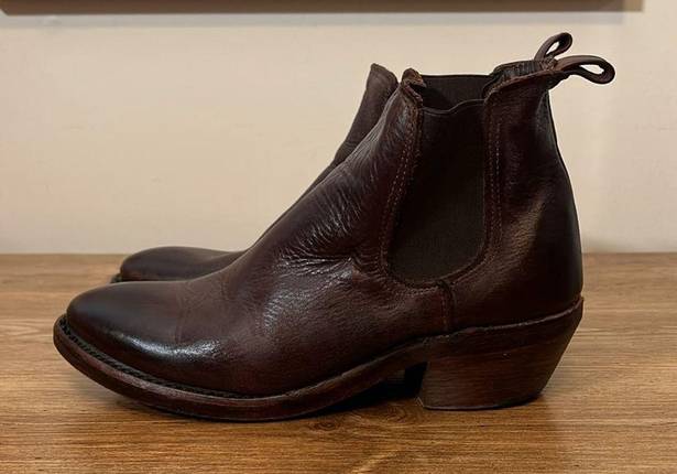 Krass&co Vintage Shoe  Brown Leather Chelsea Boots