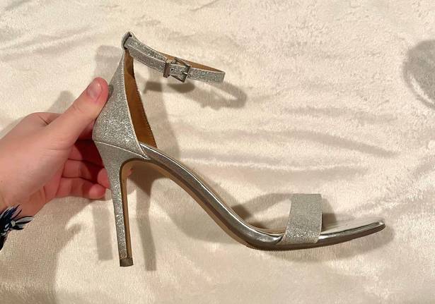 Wild Pair Silver  High Heels