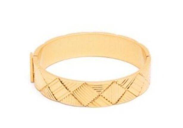 Kate Spade  Patchwork Bangle in Gold-Tone MSRP $128 NWT