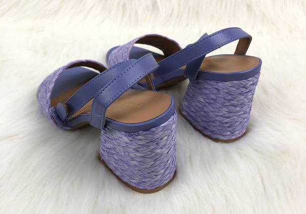 Bamboo NEW  | Braided Heel Maddy Sandals - LAVENDER