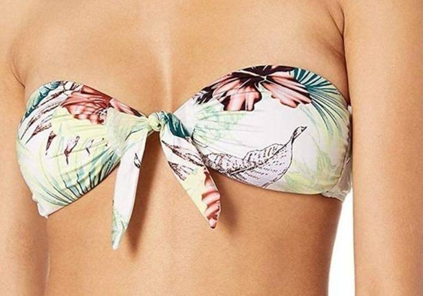 The Bikini Lab  Tropical Bikini Top Sz XL NWT