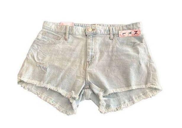 New York Laundry  Vintage High Rise Light Wash Womens Denim Shorts size 13