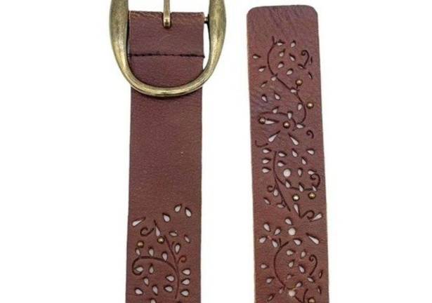 Coldwater Creek  Belt Boho Studded Leather Belt Women’s Size Medium