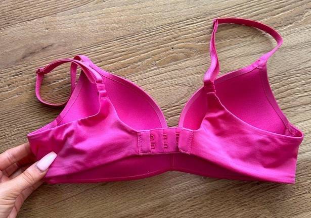 Victoria's Secret Hot pink wireless push up bra