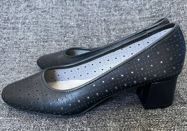 Cliffs NEW  by White Mountain Vayda Slip On Heels Black Women’s Size 11