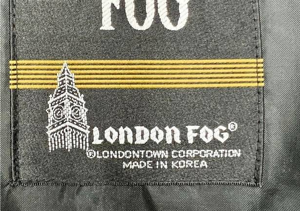 London Fog Vintage  Metallic Jacket with Geometric Detail