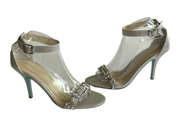 Betsey Johnson  Erin jewel embellished evening sandals for Macy's