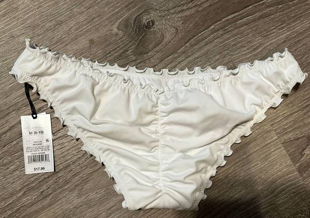 Shade & Shore White Cheeky Bikini Bottoms