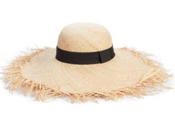 BP  straw large brim hat