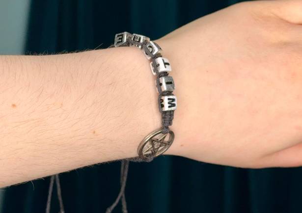 Hot Topic Upcylced  Witche Pentagram Bracelet