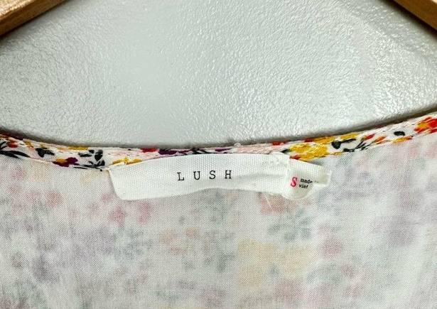 Lush Clothing Lush Keyhole Cutout Floral Mini A Line Skirt Small EUC