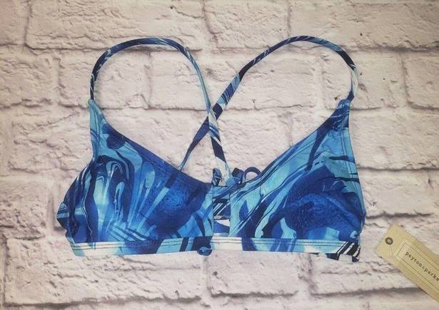 Parker NEW Peyton &  Women's Size XS Blue Tie-Dye 2pc Bikini Swimsuit Set