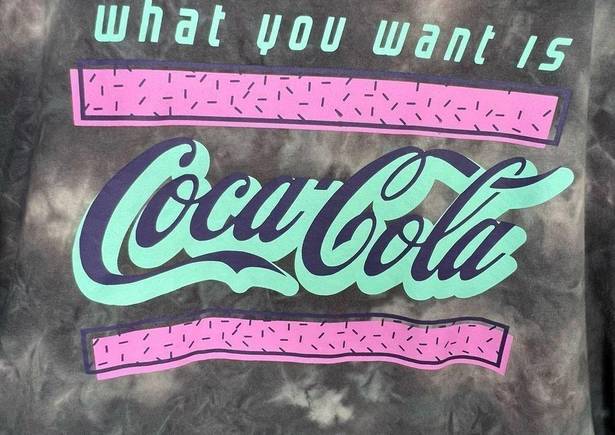 Coca-Cola  Cropped Tie Dye Graphic Short Sleeve T-Shirt