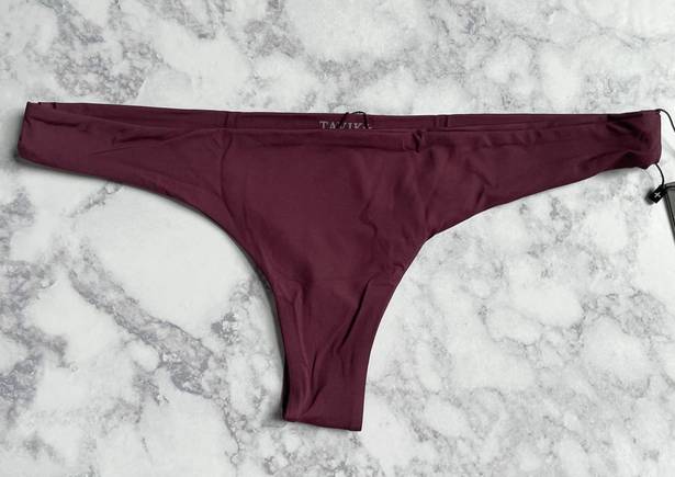 Tavik swim New Tavik Ali Minimal Coverage Bikini Bottom Swimsuit Bottoms Merlot