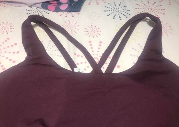 Lululemon Dark Purple Sports Bra Size 10