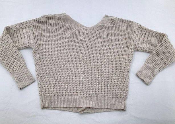 The Moon  and Madison Size Small Button Cardigan Sweater Knit Wide V-Neckline