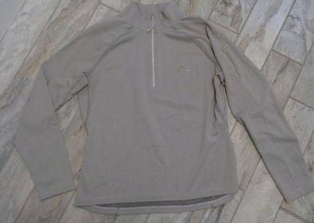 The North Face  women's small gray 1/4 zip long sleeve shirt