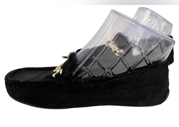 Juicy Couture  Women's
Intoit Moccasin Oxford Slippers
Black Size 10